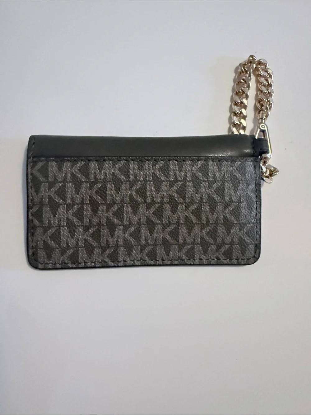 MICHAEL KORS Gray Logo Card Wallet - Picture 4 of 4